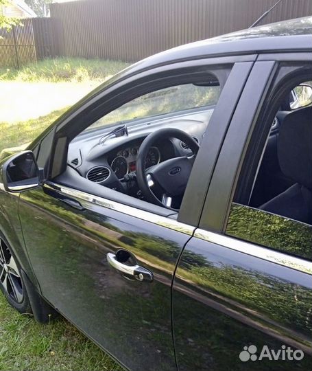 Хром молдинги на стекла дверей Ford Focus 2