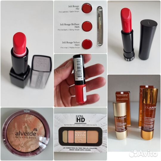 Помада блеск пудра корректор капли для загара