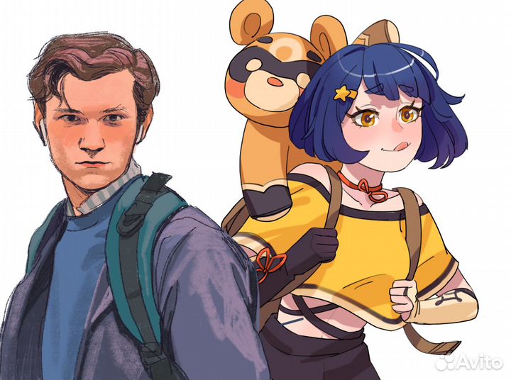 Рисунки на заказ / иллюстрации / арт / аниме