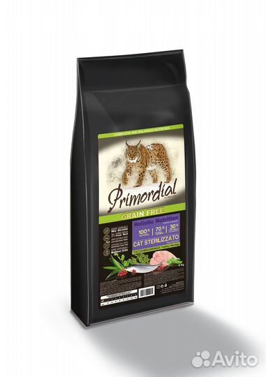 Корм Примордиал для стерилизованных кошек