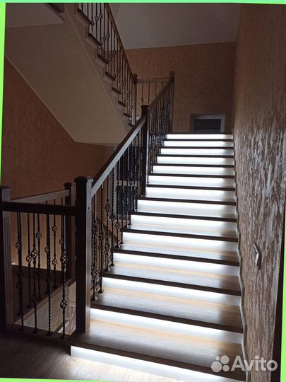 Отделка лестниц под ключ от производителя