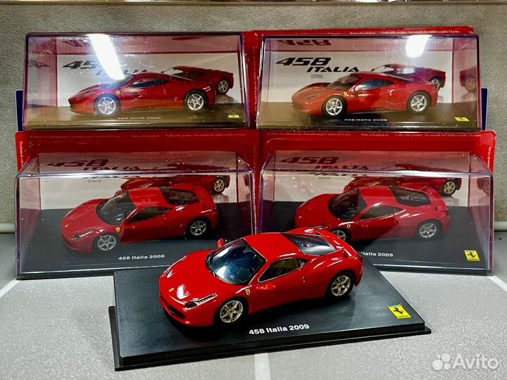 Коллекционная модель Ferrari 458 Italia 1:43