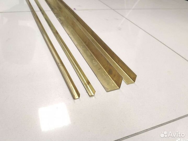 Полоса латунь полированная, вставка