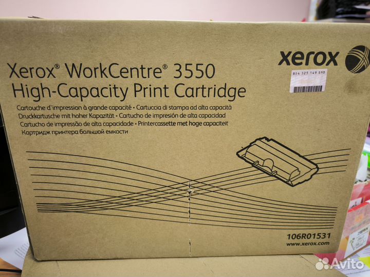 Картридж xerox 3550 оригинал новый