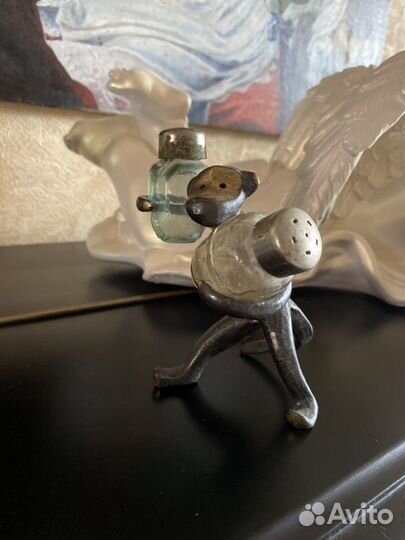 Солонка Перечница. Обезьяна Чугун