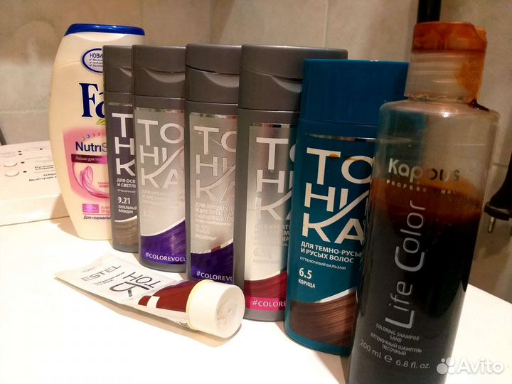 Оттеночные бальзамы для волос