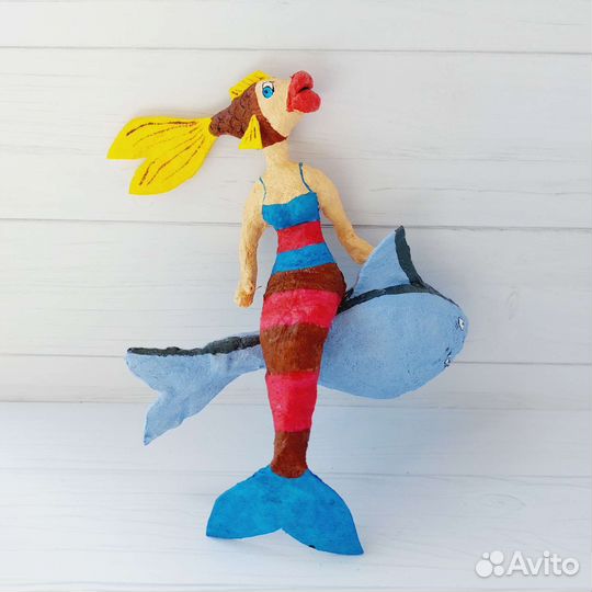 Ватные елочные игрушки