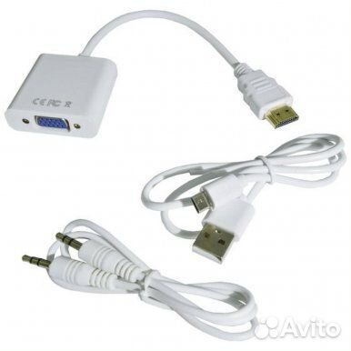 Переходник hdmi-VGA/AUX/micro USB