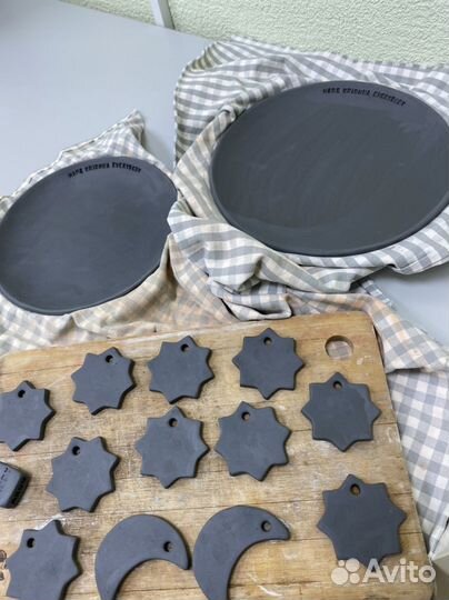 Ёлочные игрушки. Керамика ручной работы