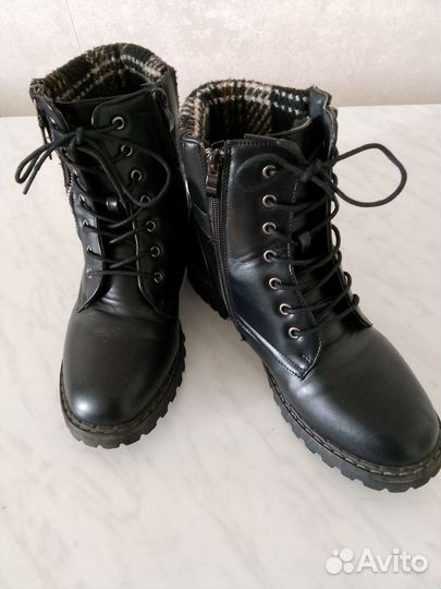 Ботинки женские, демисезонные, 39 размер, б/у