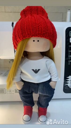 Кукла Тильда игровая ручной работы