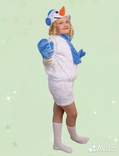 Костюм карнавальный снеговик