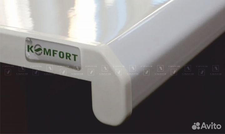 Подоконник Danke белый глянец. Серия 