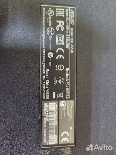 Asus X555DG (X555U) разбор на запчасти