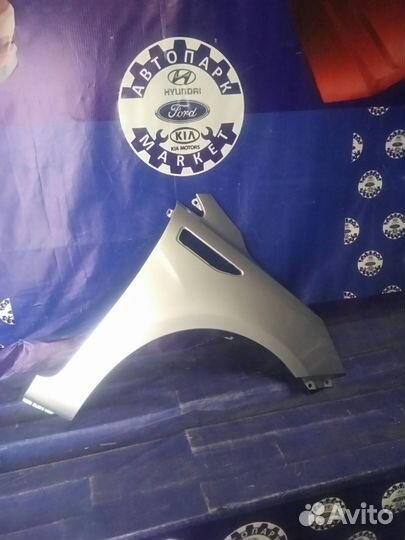 Крыло правое Kia Rio 11 Серебристый