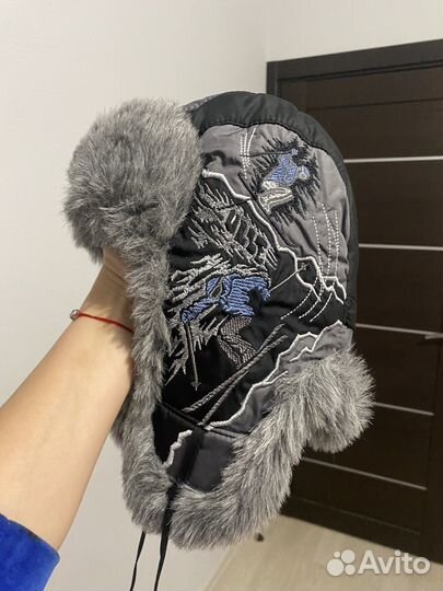 Шапка зимняя на мальчика 3-4 года