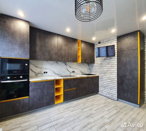 Кухонный гарнитур. Прямая кухня ксп:24935