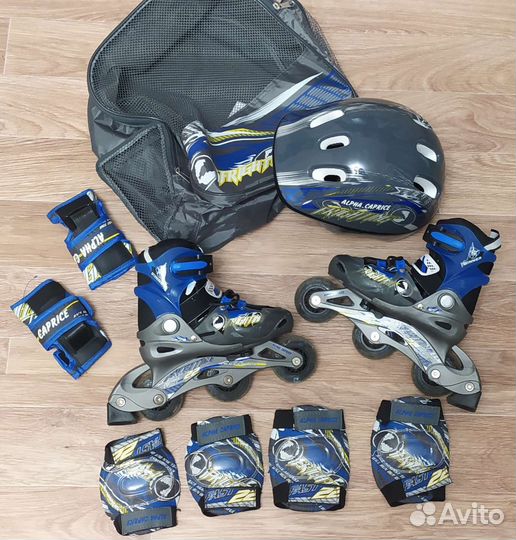 Роликовые коньки раздвижные 26-39 размер