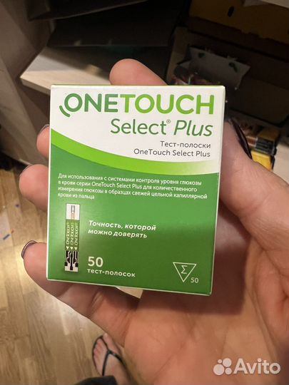 Тест полоски one touch select plus