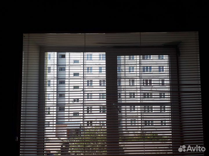 Жалюзи горизонтальные, (коричневый)