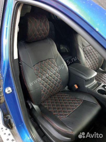Авточехлы Kia Sportage с 2016г экокожа ромб