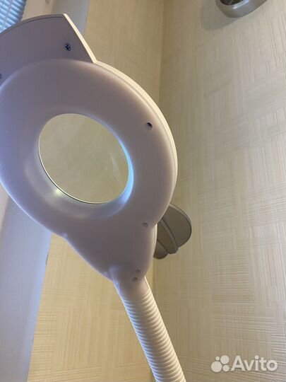 Лампа лупа напольная