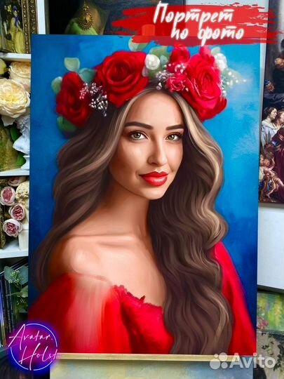 Портрет по фото на холсте Нижний Новгород