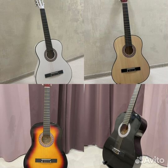 Гитара классическая 39 дюймов + каподастр