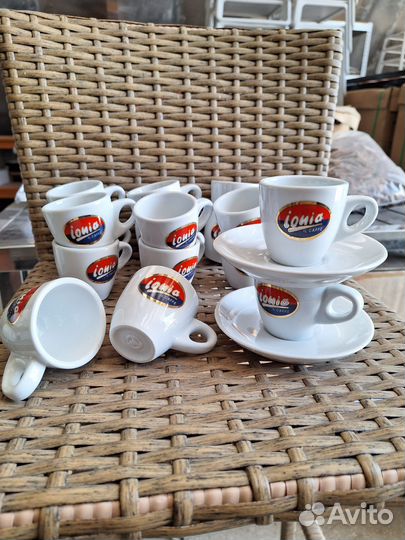 Фарфор Lonia IL caffe, кофейные чашки с блюдцем