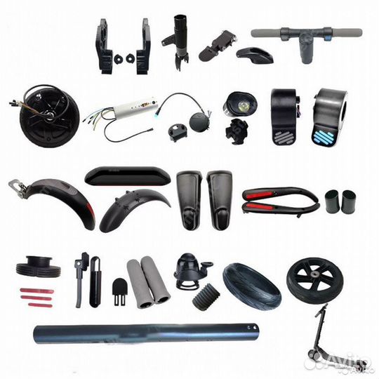 Запчасти для электросамоката kugoo/xiaomi/ninebot