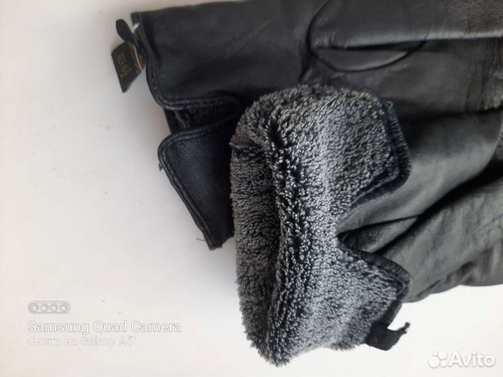 Перчатки женские кожаные новые р.6.5