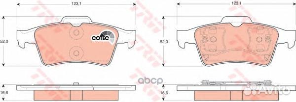 GDB1469 Колодки тормозные nissan primera (P12)