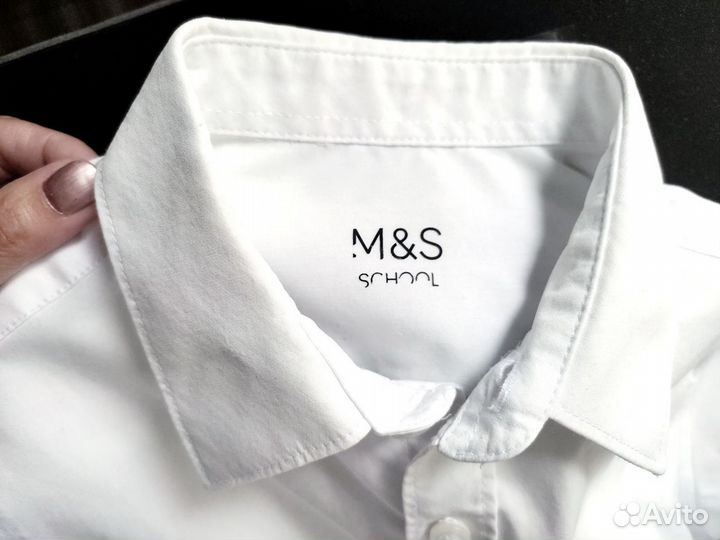 Белая рубашка для мальчика Marks Spencer