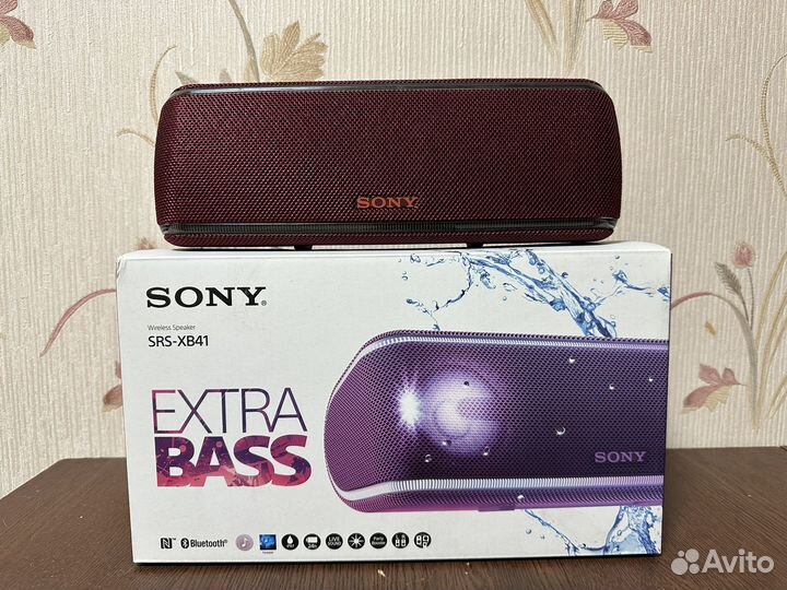 Sony extra bass srs-xb41 портативная колонка