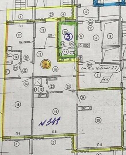 Отдельный вход, с санузлами 97 м²