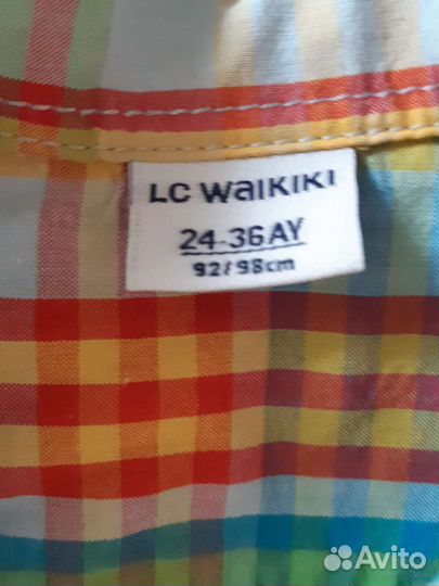 Рубашки детские kiabi 92/98 см/116см