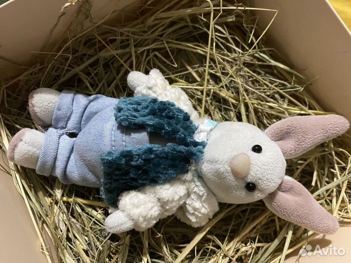 Зайчик тедди ручной работы