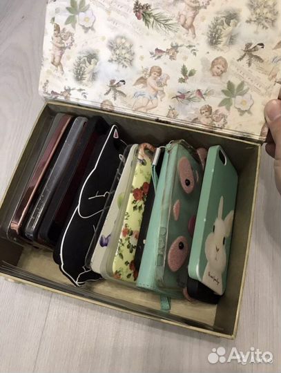 Чехлы на iPhone 5,5s,se (18 штук)