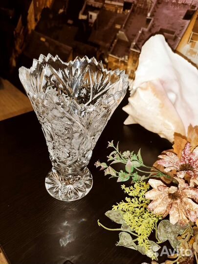 Хрустальная ваза 