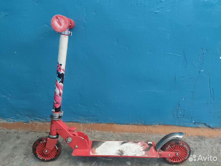 Самокат детский двухколесный бу