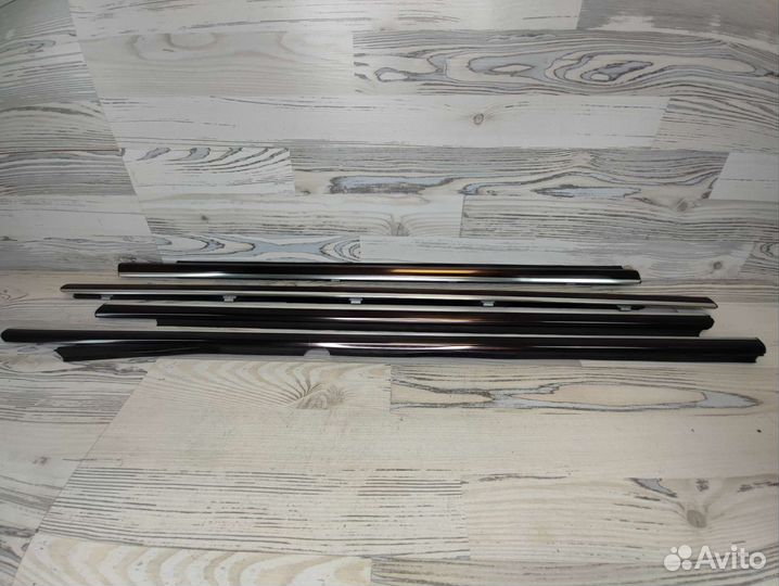 Хром молдинги стёкол W203
