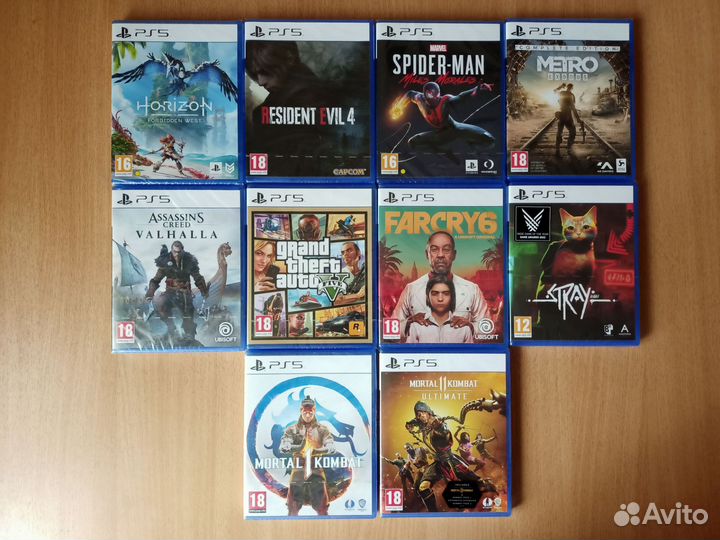 Игры для ps5 (новые запечатанные)