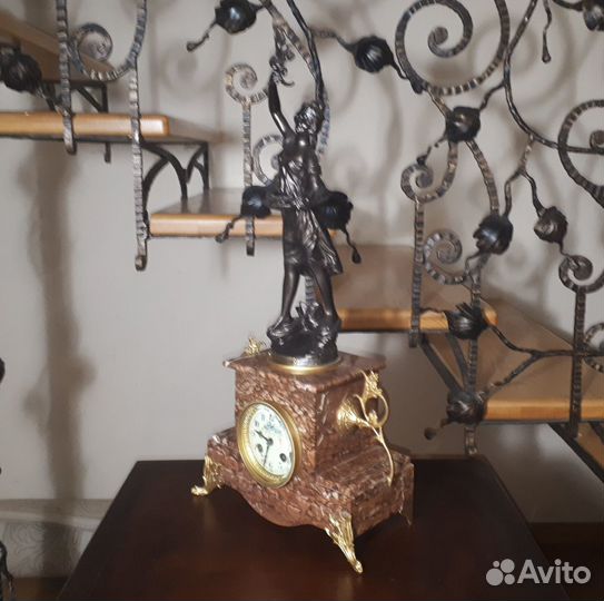 Каминные Часы. Франция 1900 год