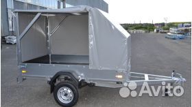 Автоприцеп оцинкованный 2500х1510 мм бортовой