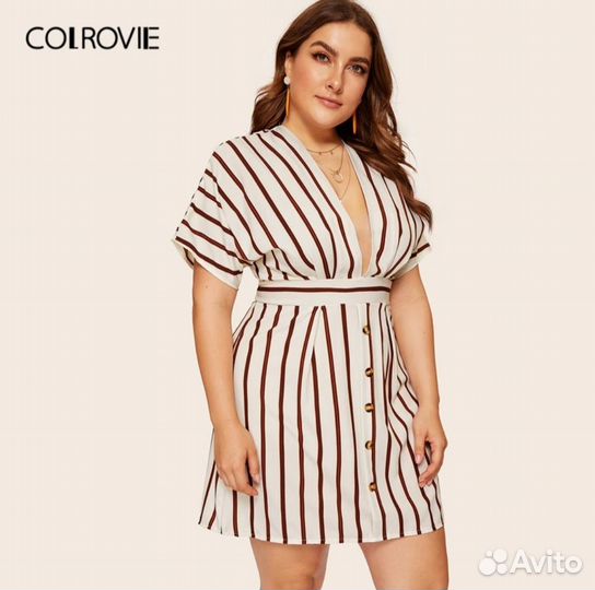 Платье (без глубокого выреза). 54-58 размер