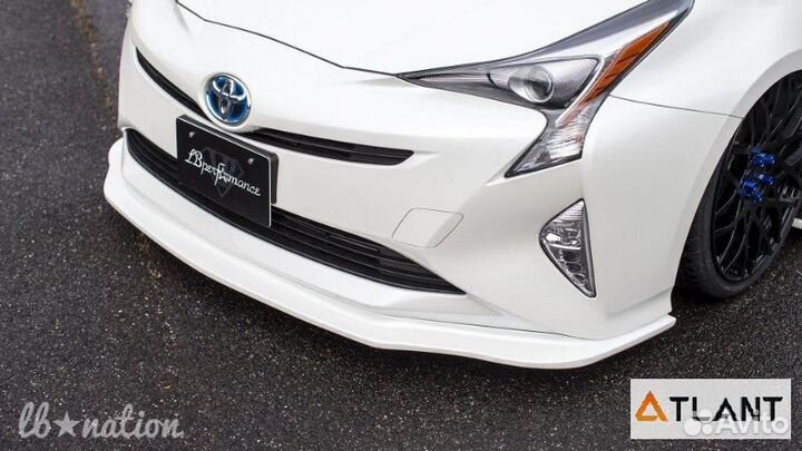 Губа передняя toyota prius