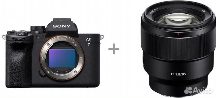 Новая камера Sony A7 IV + объектив 85 мм f/1,8 EU