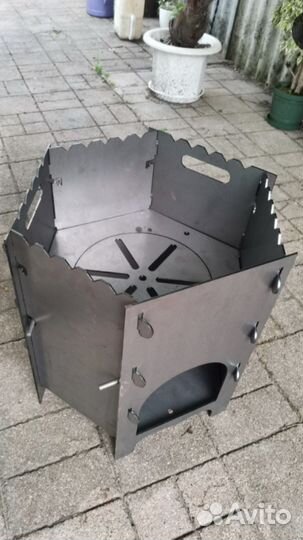 Мангал, походная печь под казан