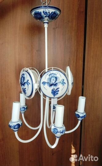Люстра Гжель