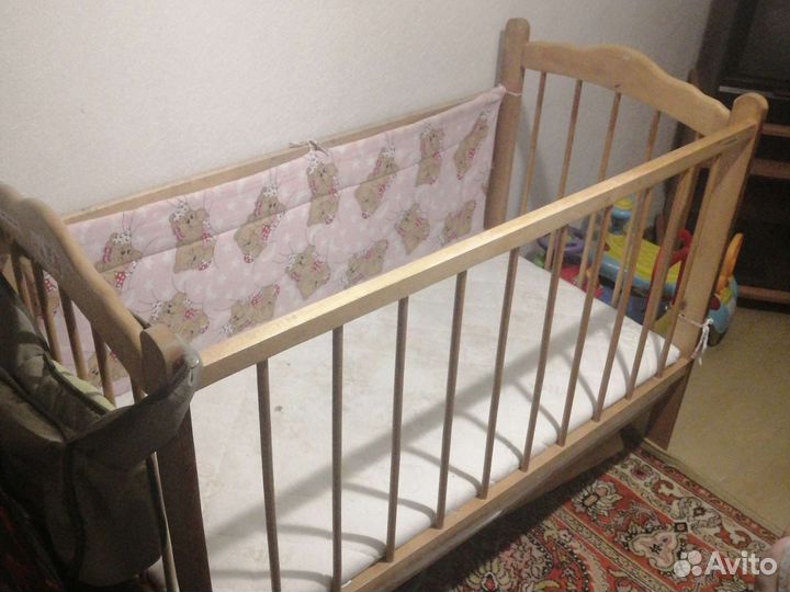 Детская кровать от 3 лет с матрасом